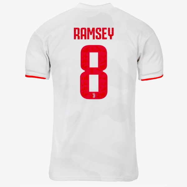 Camiseta Juventus NO.8 Ramsey 2ª 2019 2020 Gris Blanco